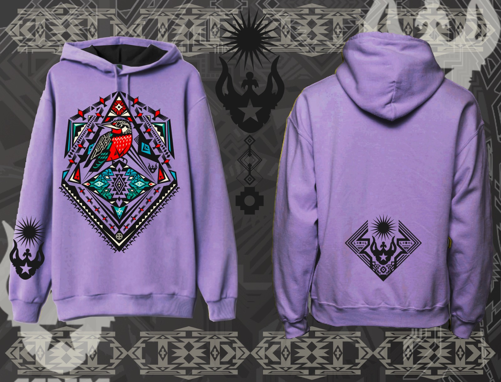 Polerón capucha Loica Unisex