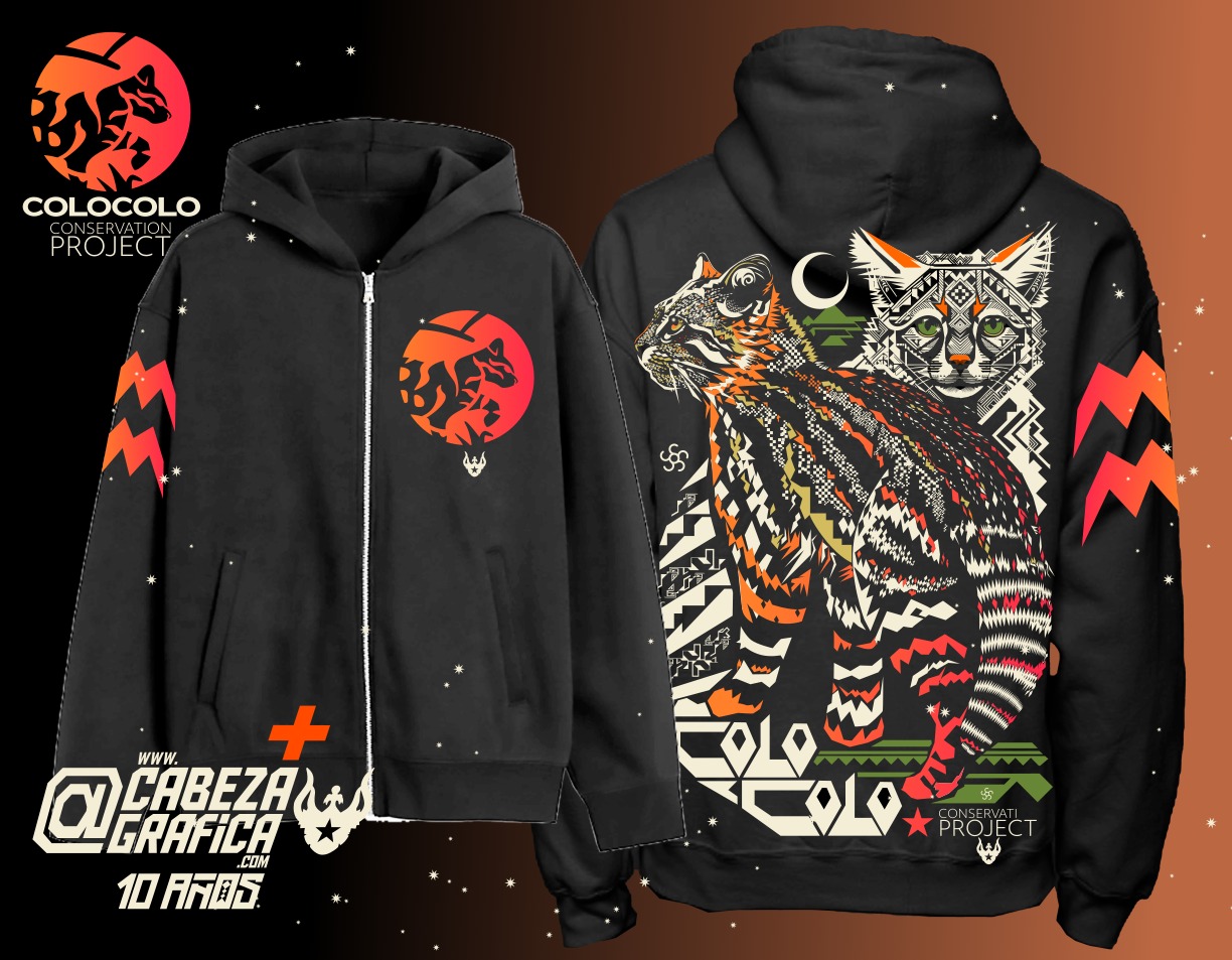 Polerón capucha Colocolo Unisex - Imagen 2