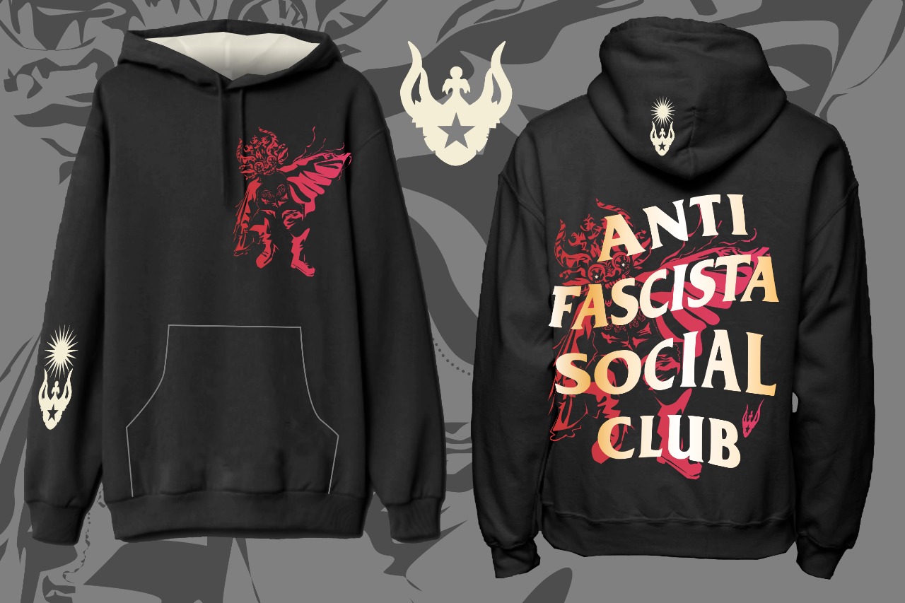 Polerón capucha Antifascista Social Club Unisex