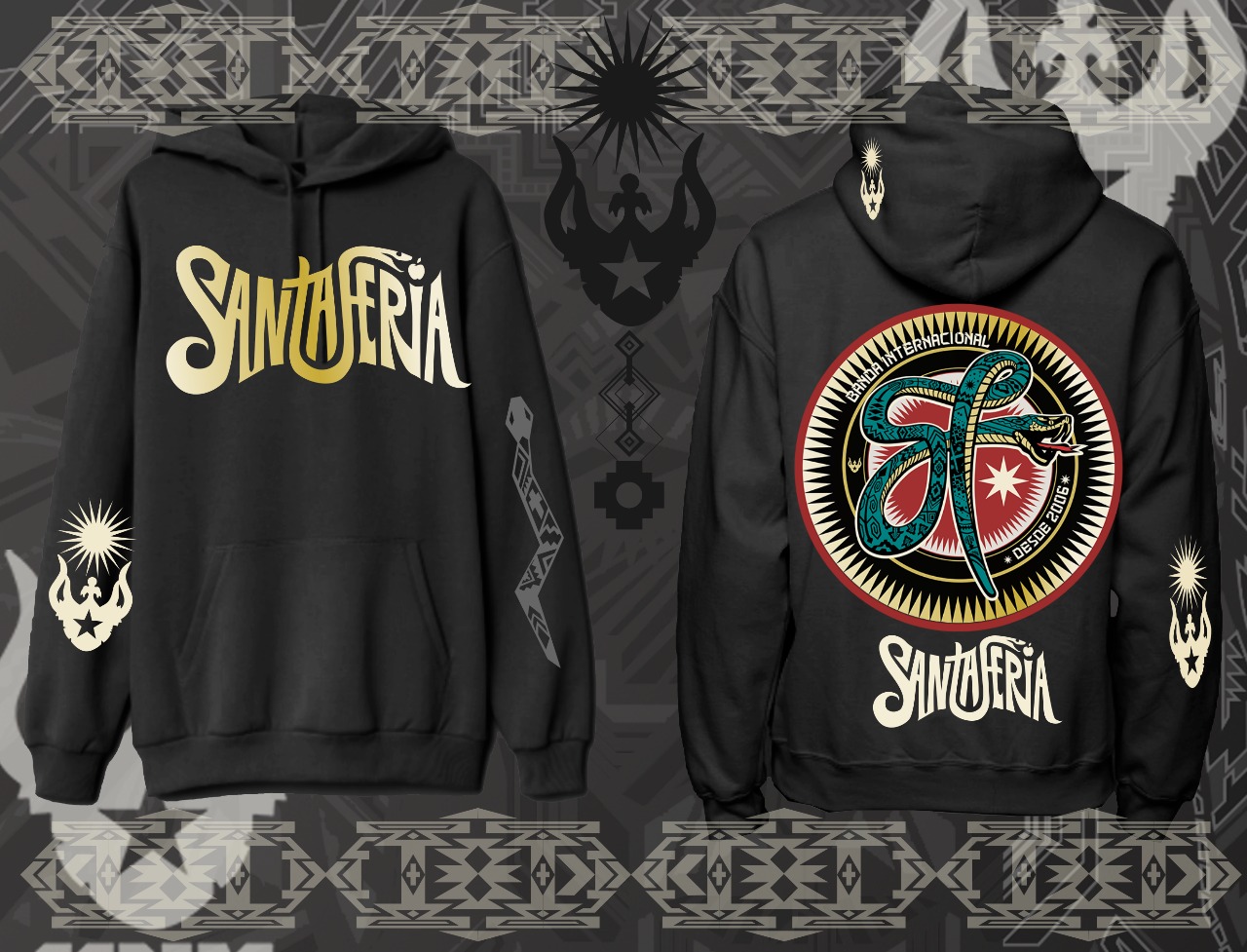 Polerón capucha Santa Feria 2024 Unisex
