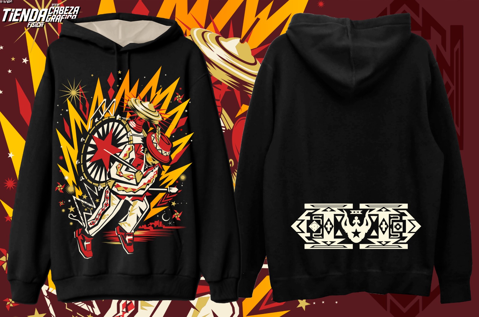 Polerón capucha Chinchin Unisex