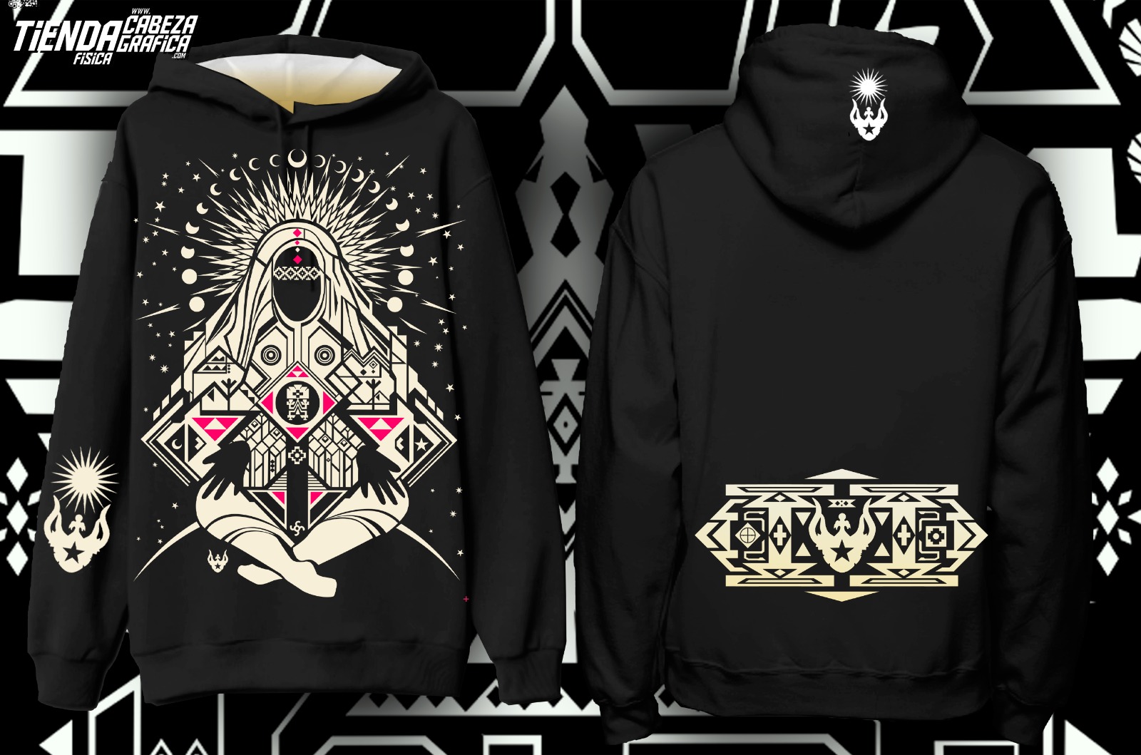 Polerón capucha Ñuke Mapu Unisex