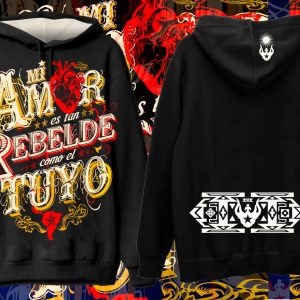 Polerón capucha Amor Rebelde Unisex