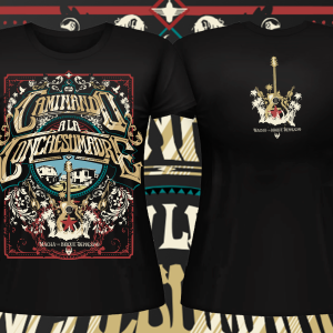 Polera Los Continentales Mujer – Homenaje a El Macha y Bloque Depresivo, 100% Algodón
